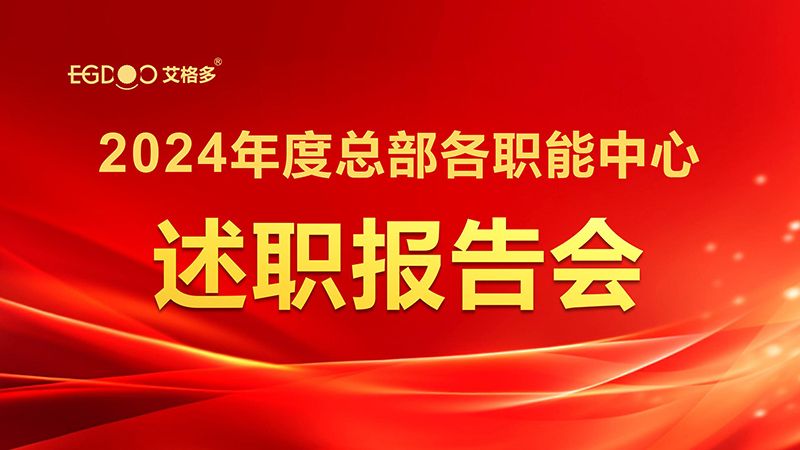 凝智聚能，共啟新程——艾格多集團(tuán)召開(kāi)2024年度總部各職能中心述職報(bào)告會(huì)